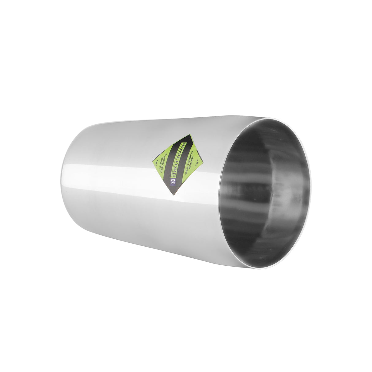 Royalford RF11464 Stainless Steel Glass | 7cm  Mirror Finish Drinking Tumbler | Durable Rust Resistant Steel Glass for Water, Juice & Soft Drinks | Perfect for Daily Use