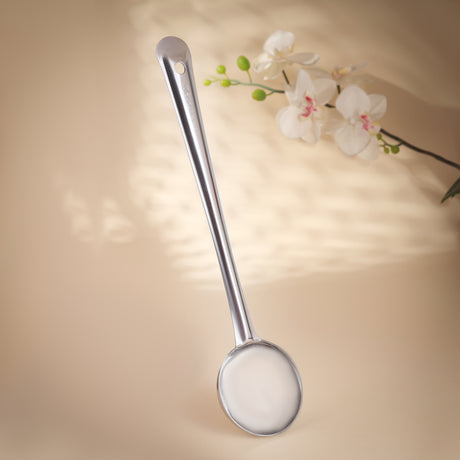 Royalford RF11485 stainless steel basting ladle set| made from 100% food-grade material, durable and rust-resistant| deep bowl design, ideal for serving soups|