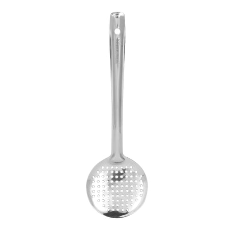 Royalford RF11486 Stainless Steel Basting Skimmers | 100% Food Grade Strainer Ladles | Long Handle  | Durable Skimming Spoon for Frying, Draining Oil & Serving