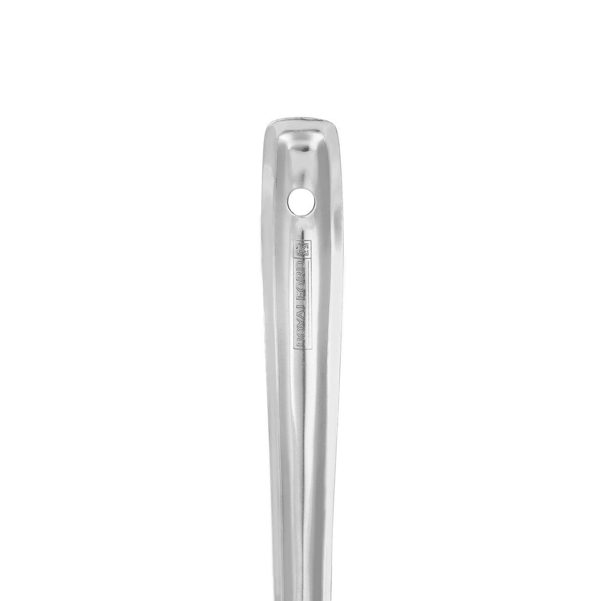 Royalford RF11486 Stainless Steel Basting Skimmers | 100% Food Grade Strainer Ladles | Long Handle  | Durable Skimming Spoon for Frying, Draining Oil & Serving