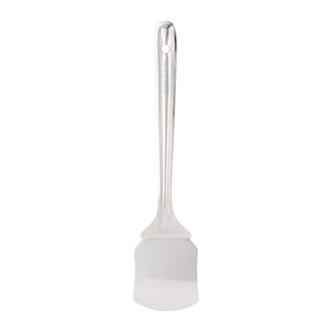 Royalford RF11490 Stainless Steel Basting Turner 32cm | Food Grade Kitchen Spatula | Durable Heat Resistant Turner for Flipping, Cooking & Frying | Ergonomic Handle