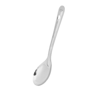 Royalford RF11492 Stainless Steel Basting Oval Spoon | 20.8CM |  Food Grade | Durable Serving Spoon | Long Handle | Perfect Kitchen Spoon for Rice &  Curry Serving