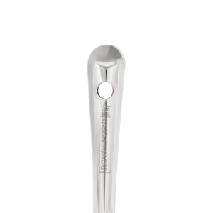 Royalford RF11492 Stainless Steel Basting Oval Spoon | 20.8CM |  Food Grade | Durable Serving Spoon | Long Handle | Perfect Kitchen Spoon for Rice &  Curry Serving