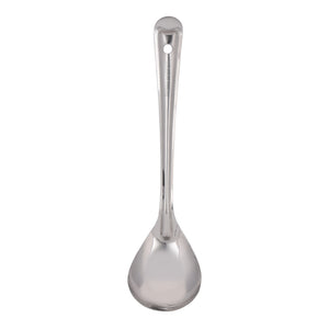 Royalford RF11496 Stainless Steel Basting Oval Spoon | 32cm Food Grade Serving Spoon  | Durable Long Handle Spoon for Cooking, Serving, Soup & Gravy|  Mirror Finish