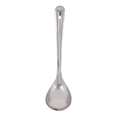 Royalford RF11496 Stainless Steel Basting Oval Spoon | 32cm Food Grade Serving Spoon  | Durable Long Handle Spoon for Cooking, Serving, Soup & Gravy|  Mirror Finish