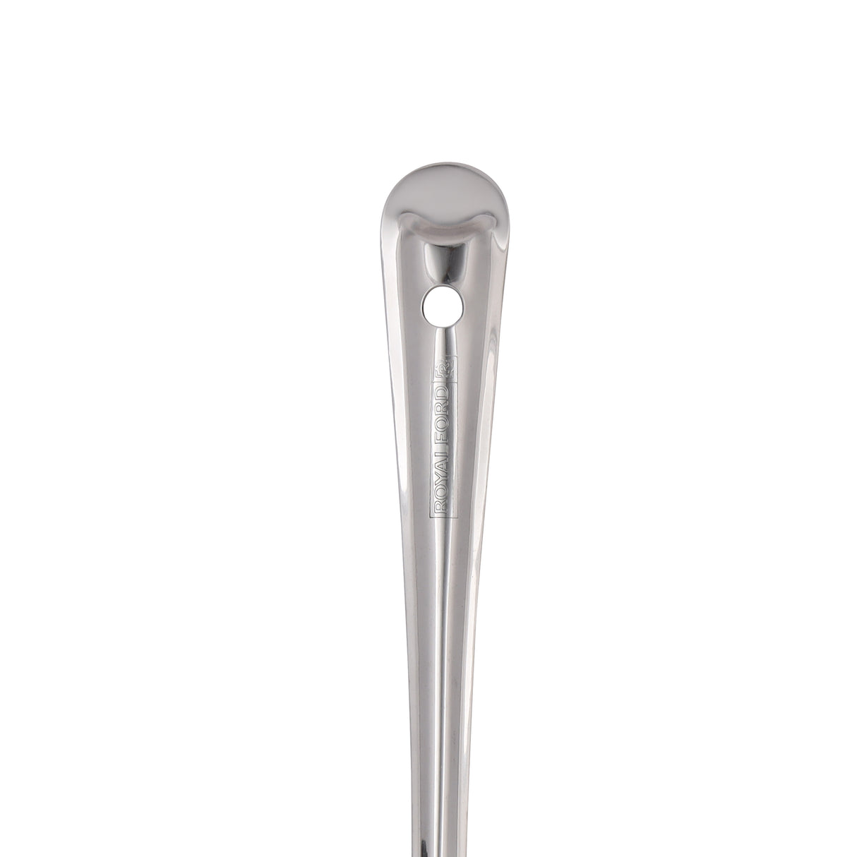 Royalford RF11496 Stainless Steel Basting Oval Spoon | 32cm Food Grade Serving Spoon  | Durable Long Handle Spoon for Cooking, Serving, Soup & Gravy|  Mirror Finish