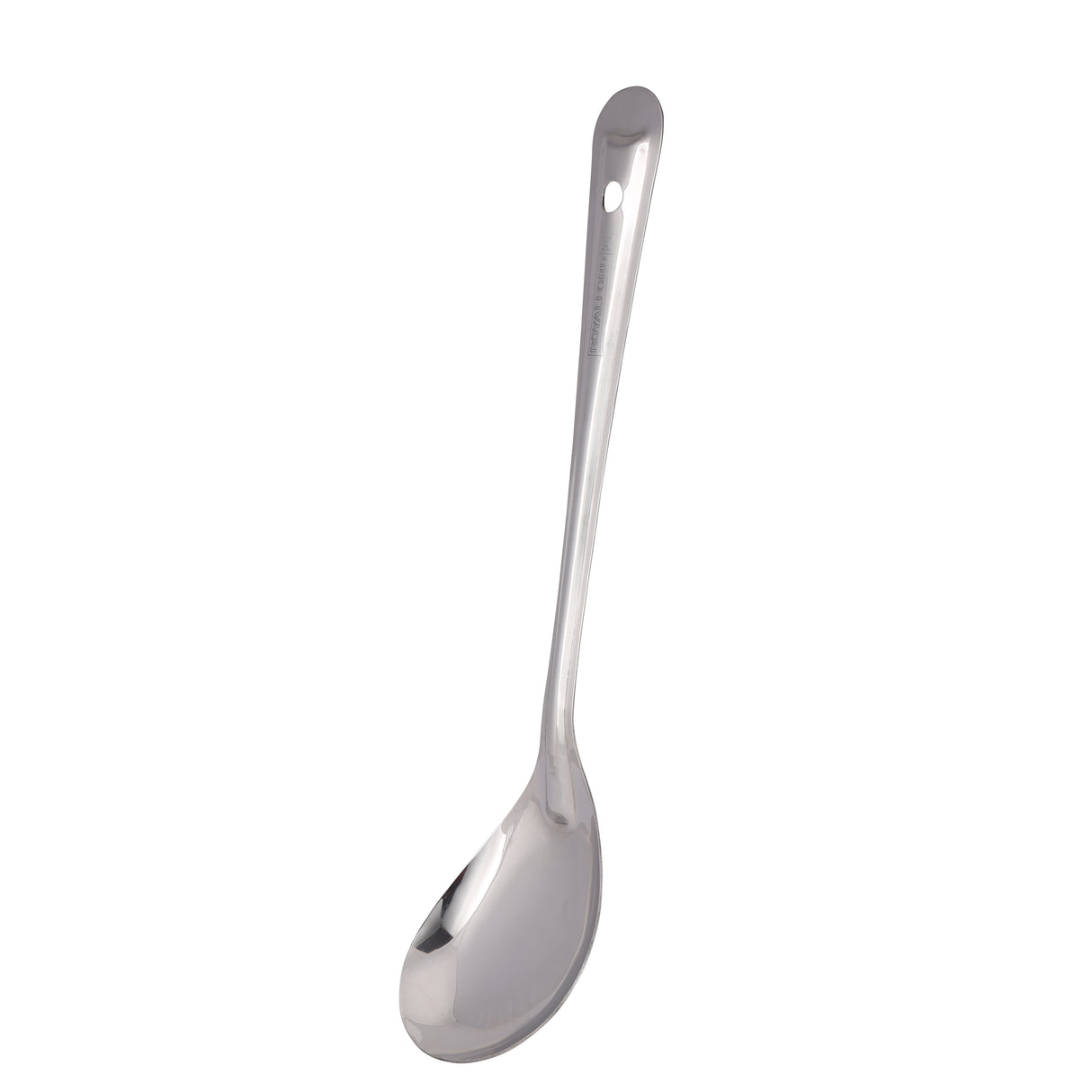 Royalford RF11496 Stainless Steel Basting Oval Spoon | 32cm Food Grade Serving Spoon  | Durable Long Handle Spoon for Cooking, Serving, Soup & Gravy|  Mirror Finish