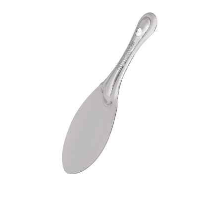 Royalford RF11497  Stainless Steel Rice Spoon | Food Grade Mirror Finish Serving Spoon |  Rust Resistant Kitchen Utensil with Ergonomic Handle for Easy Serving Use