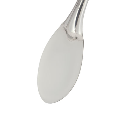 Royalford RF11497  Stainless Steel Rice Spoon | Food Grade Mirror Finish Serving Spoon |  Rust Resistant Kitchen Utensil with Ergonomic Handle for Easy Serving Use