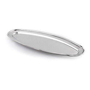 Royalford RF11606 Stainless Steel Fish Tray | Mirror Finish Food Grade Serving Platter | Rust Resistant | Durable SS Kitchen Tray | Perfect for Home & Restaurant Use