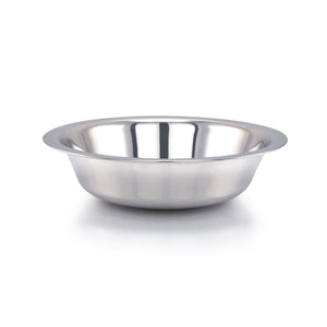 Royalford RF11616 stainless steel basin | made from 100% food-grade material with mirror finish, rust resistant, corrosion resistant, durable and easy to clean daily