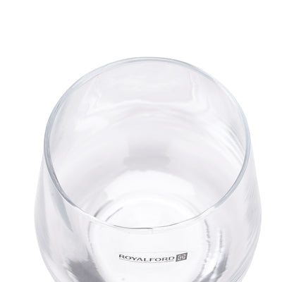 Royalford RF11656 glass tumbler set of 3 pcs| 360ml capacity &  made from lead-free soda-lime glass| durable, elegant design, ideal for water, juice & daily beverage use|