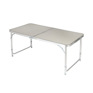 Royalford RF11676 Camping Table with Chairs | Foldable Outdoor Table Set with Aluminium Fireboard Top| Portable Design, Storage Friendly, Ideal for Camping & travel.