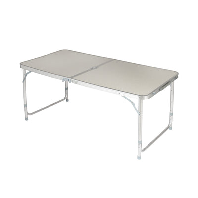 Royalford RF11676 Camping Table with Chairs | Foldable Outdoor Table Set with Aluminium Fireboard Top| Portable Design, Storage Friendly, Ideal for Camping & travel.