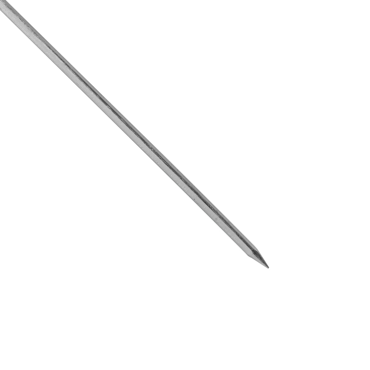Royalford RF11679 BBQ Square Skewers 6pcs | 40cm Stainless Steel Grill Sticks with Wooden Handle | Durable Reusable Barbecue Skewers Set for Kebabs, Meat & Vegetables