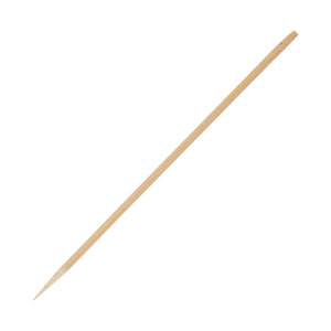 RoyalFord RF11687 Bamboo Skewers 25cm | 5.0mm Thick Heavy Duty Round BBQ Sticks | Natural Disposable Skewers | Perfect for Grilling Kebab, Barbecue & Party Use