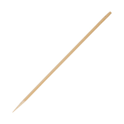 RoyalFord RF11687 Bamboo Skewers 25cm | 5.0mm Thick Heavy Duty Round BBQ Sticks | Natural Disposable Skewers | Perfect for Grilling Kebab, Barbecue & Party Use