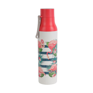 Royalford RF11688 ICON Insulated Water Bottle 600ml | Stainless Steel Inner| PU Insulation for Hot & Cold Retention | Leakproof Lid | Stylish & Travel Friendly Design