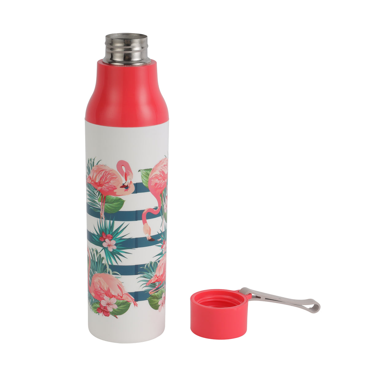 Royalford RF11688 ICON Insulated Water Bottle 600ml | Stainless Steel Inner| PU Insulation for Hot & Cold Retention | Leakproof Lid | Stylish & Travel Friendly Design