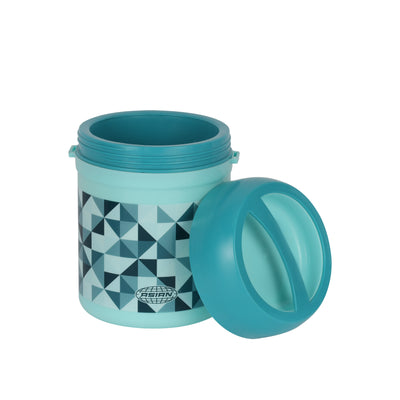 Royalford RF11694 Diet Meal Hot Lunch Box 800ml | Stainless Steel Inner | 3 Containers| BPA-Free Food Grade Material | Heat Retaining | Leak-Resistant & Portable Design