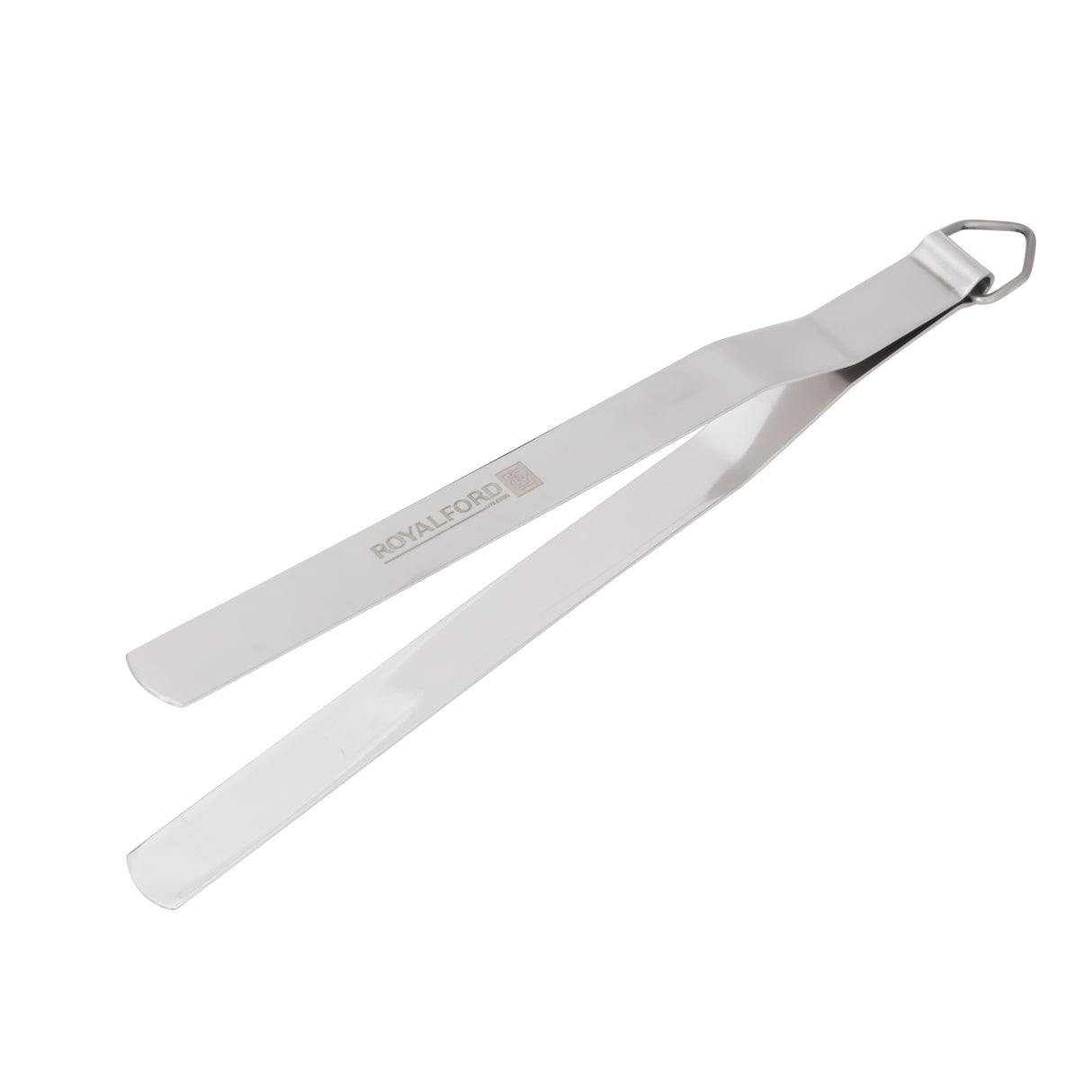 Royalford RF11740 28cm Stainless Steel Chapati Tong| 100% Food Grade Durable Roti Tong with Heat Resistant Design| Kitchen Tongs for Cooking, Flipping & Serving