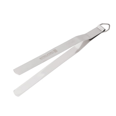 Royalford RF11740 28cm Stainless Steel Chapati Tong| 100% Food Grade Durable Roti Tong with Heat Resistant Design| Kitchen Tongs for Cooking, Flipping & Serving