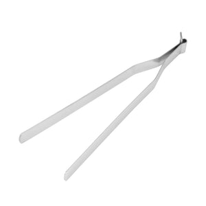 Royalford RF11740 28cm Stainless Steel Chapati Tong| 100% Food Grade Durable Roti Tong with Heat Resistant Design| Kitchen Tongs for Cooking, Flipping & Serving