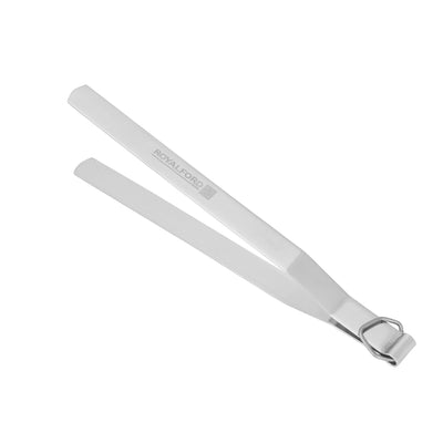 Royalford RF11740 28cm Stainless Steel Chapati Tong| 100% Food Grade Durable Roti Tong with Heat Resistant Design| Kitchen Tongs for Cooking, Flipping & Serving
