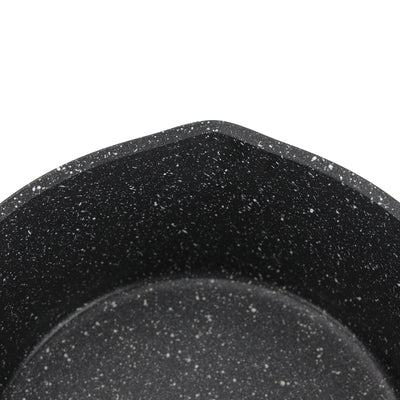 Royalford RF11832 14cm Smart Granite Milk Pan |Pouring Spout | Induction Compatible | 5-Layer Non-Stick Forged Aluminium Saucepan with Soft-Touch Handle |Dishwasher Safe
