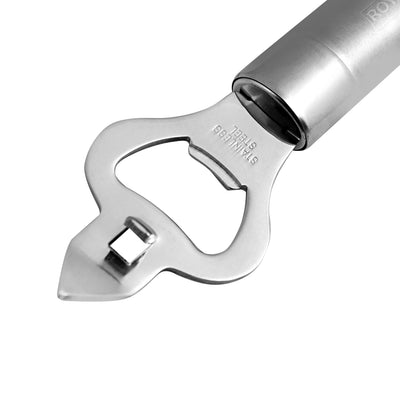 Royalford RF1185 BO Bottle Opener with Ergonomic Grip |  Durable Stainless Steel Construction | Dishwasher Safe Classic Design |  Heavy Duty Kitchen & Bar Opening Tool