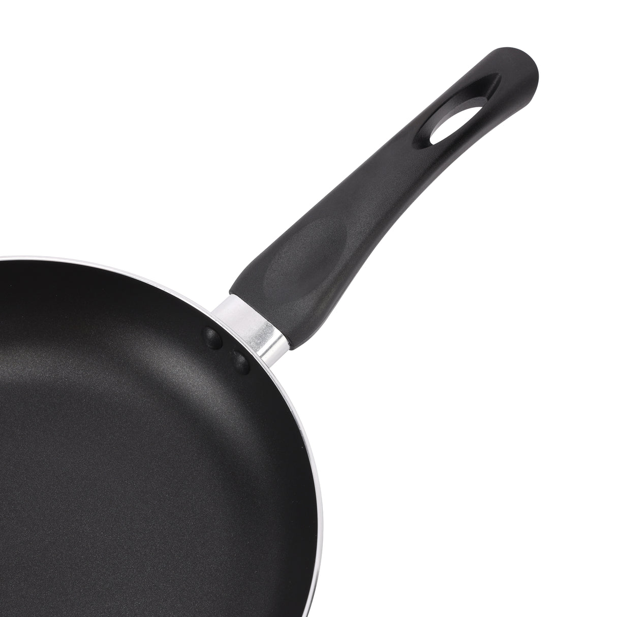 Royalford RF11858 24cm Aluminium Non-Stick Frypan | Heat-Resistant Bakelite Handle |  Easy Clean Interior Coating | Everyday Cooking Pan for Gas & Electric Stoves