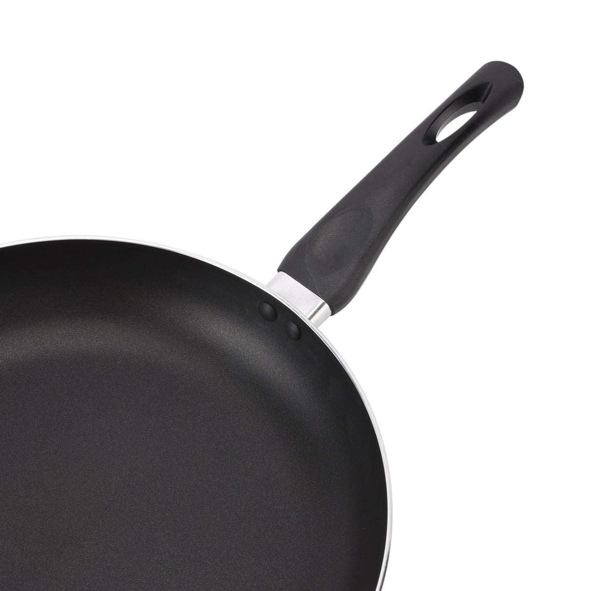 Royalford RF11860 28cm Aluminium Non-Stick Frypan |  Durable Coated Interior| Even Heat Distribution| Ergonomic Heat Resistant Handle for Frying, Sautéing & Daily Cooking
