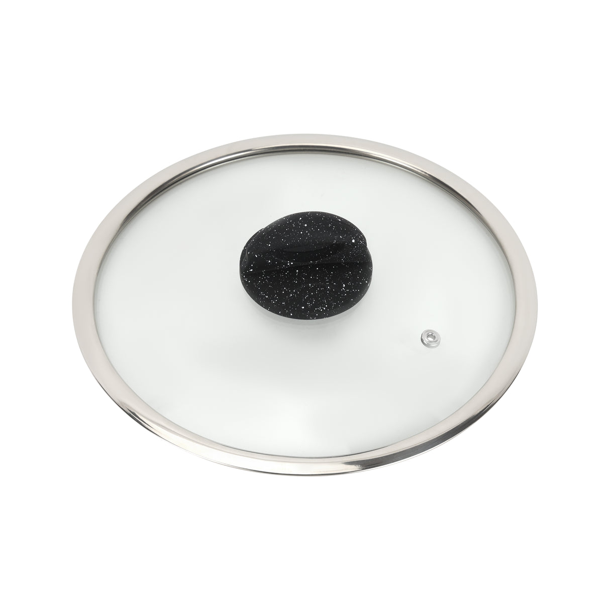 Royalford RF11868 Smart Granite Series 30cm Casserole | Forged Aluminium Body | 5-Layer Durable Granite Coating | Tempered Glass Lid & Induction Compatible Base Pot