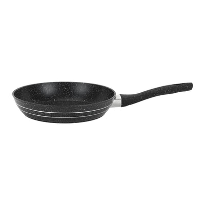 Royalford RF11870 24cm Smart Granite Frypan | Forged Aluminium Non-Stick Pan |  5 Layer Construction | Extra-Thick Induction Base and Soft-Touch Stay Cool Handle