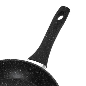 Royalford RF11870 24cm Smart Granite Frypan | Forged Aluminium Non-Stick Pan |  5 Layer Construction | Extra-Thick Induction Base and Soft-Touch Stay Cool Handle