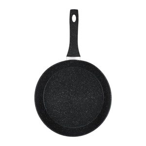 Royalford RF11873 30cm Smart Granite Frypan | Forged Aluminium Body | 5-Layer Non-Stick Coating | Extra-Thick Induction Base | PFOA Free and Dishwasher Safe Frypan