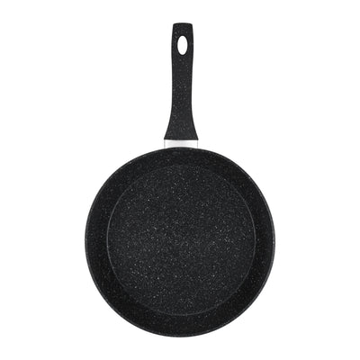 Royalford RF11873 30cm Smart Granite Frypan | Forged Aluminium Body | 5-Layer Non-Stick Coating | Extra-Thick Induction Base | PFOA Free and Dishwasher Safe Frypan