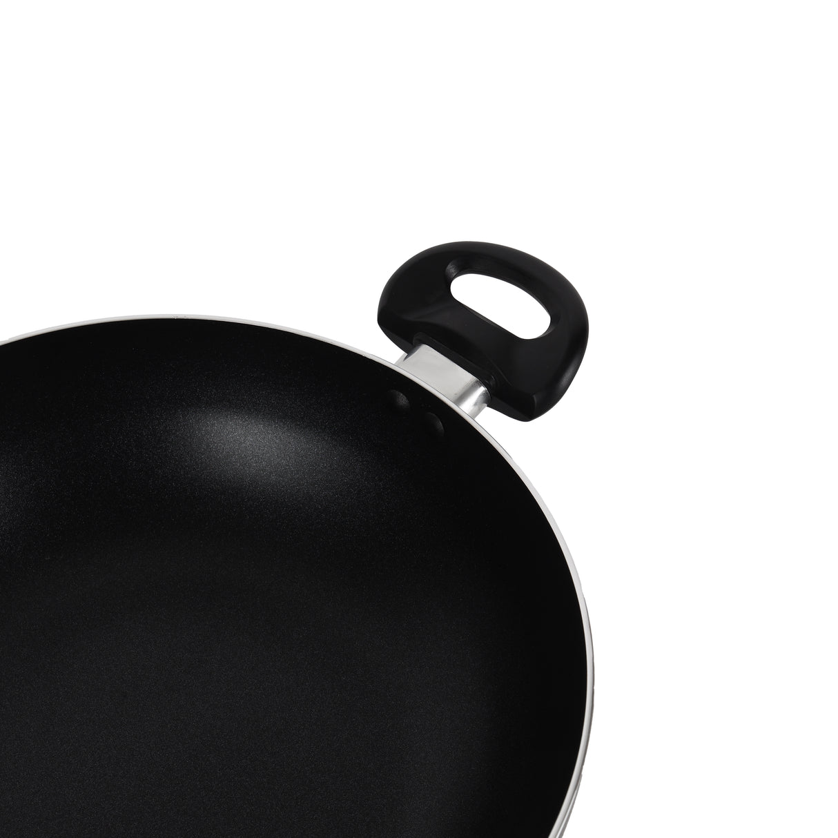 Royalford RF11885 Elight 28cm Non-Stick Wok Pan with Lid | Induction Compatible Aluminium Wok | 3-Layer Coating | Bakelite Handles |Perfect  for Healthy Everyday Cooking