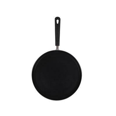 Royalford RF11889 30cm Non-Stick Tawa | Induction Compatible Press Aluminium Flat Pan | 3-Layer Coating | PFOA Free Surface | Dishwasher Safe | Heat Resistant Handle