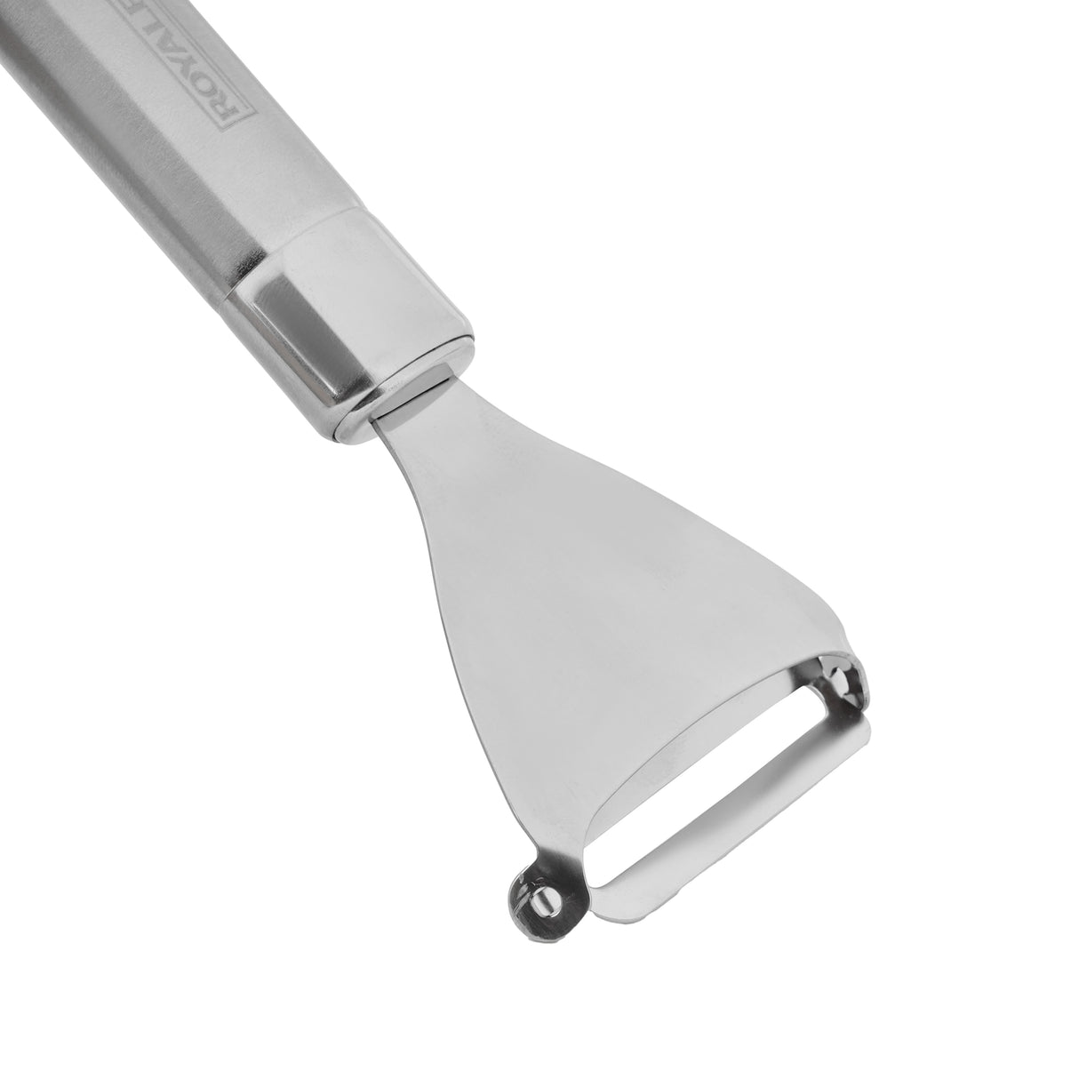Royalford RF1189-TP Stainless Steel Triangle Peeler| Durable Vegetable & Fruit Peeler with Sharp Blade| Ergonomic Handle Kitchen Tool for Easy, Fast & Efficient Peeling