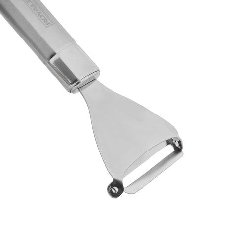 Royalford RF1189-TP Stainless Steel Triangle Peeler| Durable Vegetable & Fruit Peeler with Sharp Blade| Ergonomic Handle Kitchen Tool for Easy, Fast & Efficient Peeling