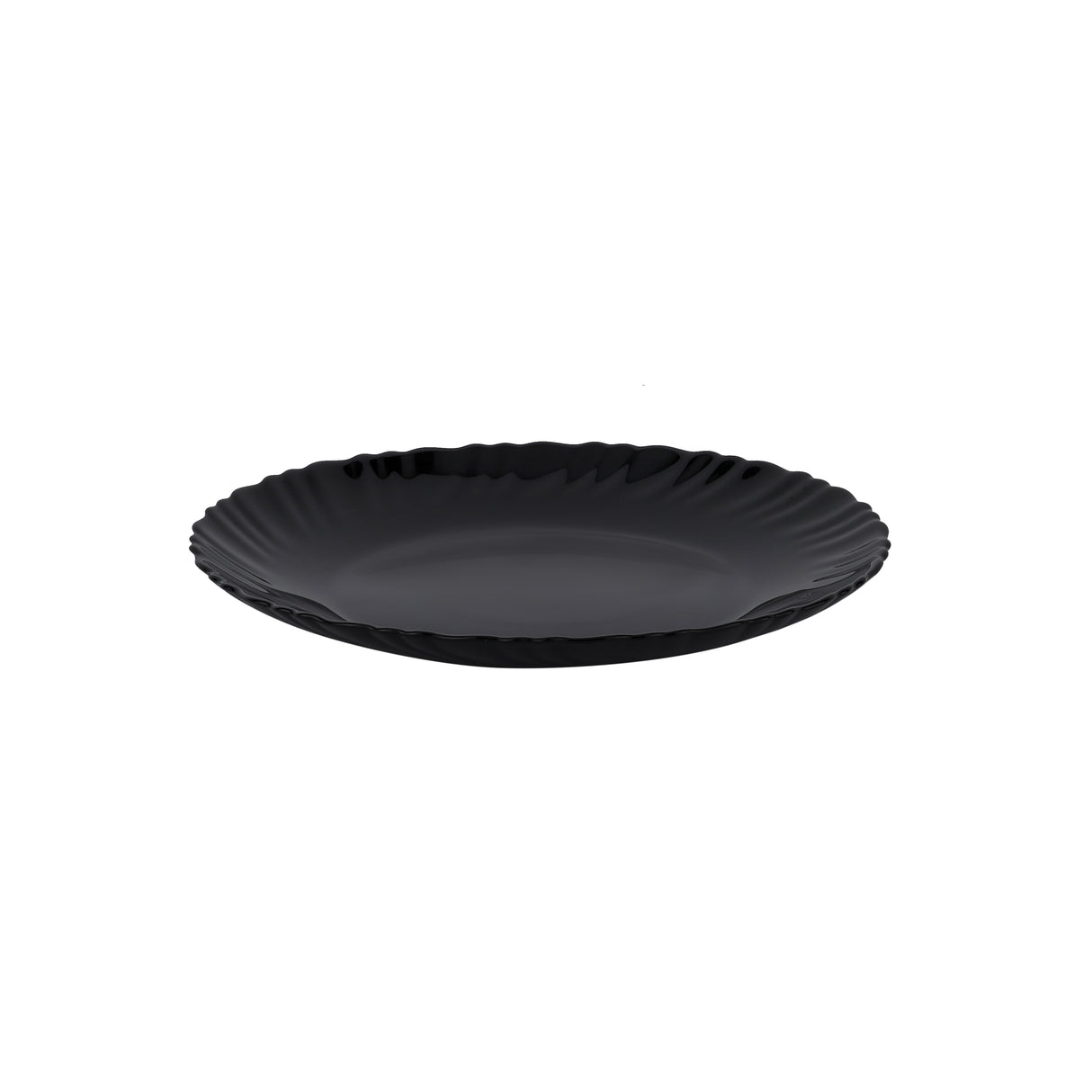 Royalford RF11902 Opalware Flat Plate 7.5 Inch |  Lightweight and  Chip Resistant |  Microwave & Dishwasher Safe Durable Stylish Serving Plate for Dining Table Use
