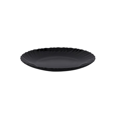 Royalford RF11902 Opalware Flat Plate 7.5 Inch |  Lightweight and  Chip Resistant |  Microwave & Dishwasher Safe Durable Stylish Serving Plate for Dining Table Use