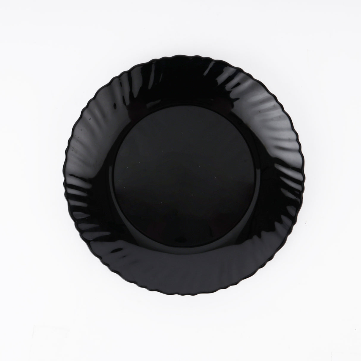 Royalford RF11902 Opalware Flat Plate 7.5 Inch |  Lightweight and  Chip Resistant |  Microwave & Dishwasher Safe Durable Stylish Serving Plate for Dining Table Use