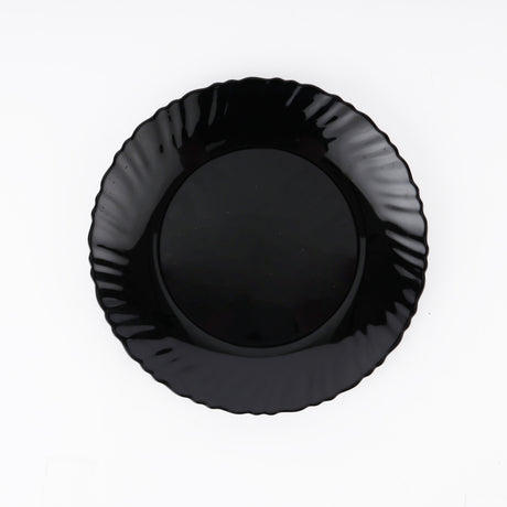 Royalford RF11902 Opalware Flat Plate 7.5 Inch |  Lightweight and  Chip Resistant |  Microwave & Dishwasher Safe Durable Stylish Serving Plate for Dining Table Use