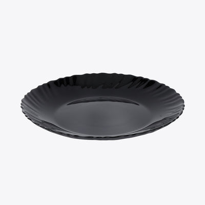 Royalford RF11902 Opalware Flat Plate 7.5 Inch |  Lightweight and  Chip Resistant |  Microwave & Dishwasher Safe Durable Stylish Serving Plate for Dining Table Use