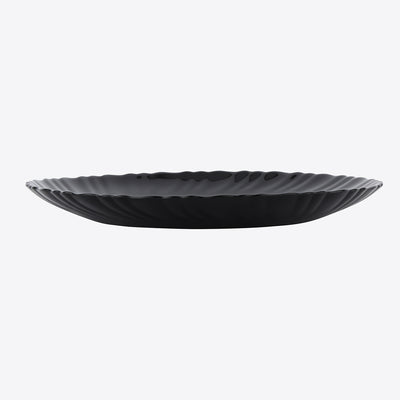 Royalford RF11902 Opalware Flat Plate 7.5 Inch |  Lightweight and  Chip Resistant |  Microwave & Dishwasher Safe Durable Stylish Serving Plate for Dining Table Use