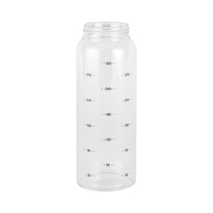Royalford RF11929 oil bottle 300ml| made of borosilicate glass & stainless steel pouring spout| leak-proof design, BPA-free, ideal for oil, vinegar, sauces & kitchen use|
