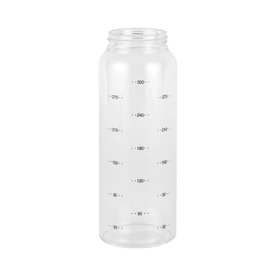 Royalford RF11929 oil bottle 300ml| made of borosilicate glass & stainless steel pouring spout| leak-proof design, BPA-free, ideal for oil, vinegar, sauces & kitchen use|