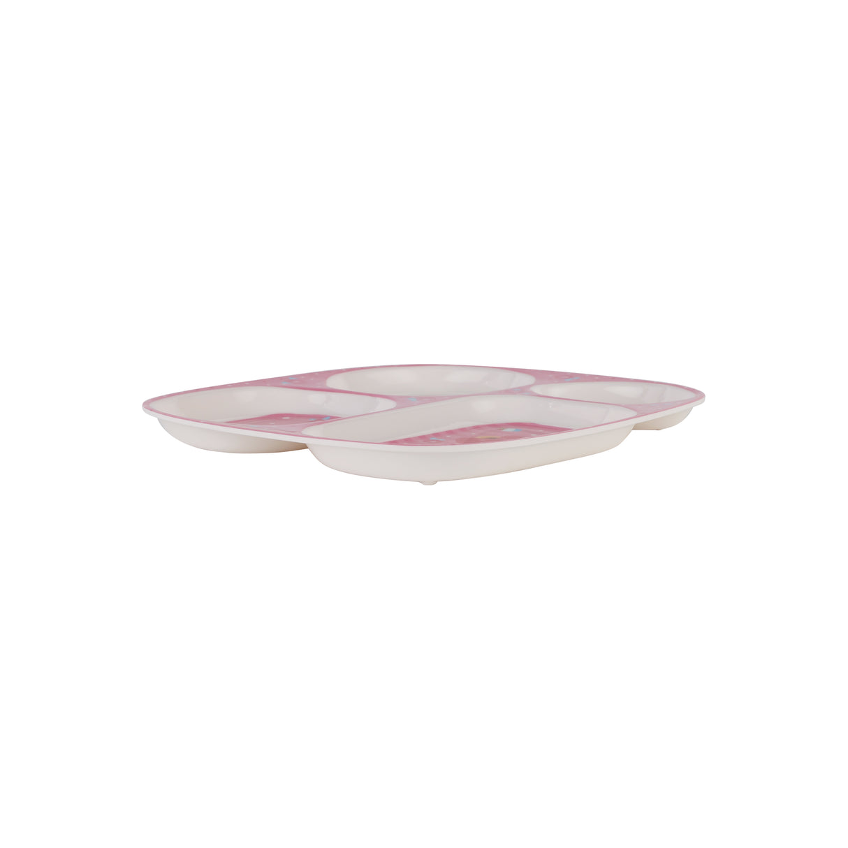 Royalford RF11933 Baby Plate | BPA-free melamine & a 3-compartment design for easy food separation| lightweight build & cute kid-friendly design for safe meals|